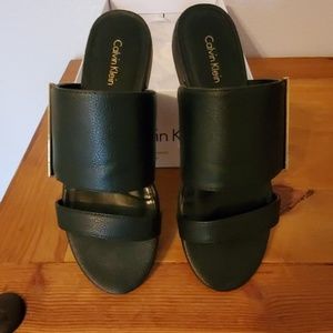 Calvin Klein black sandals